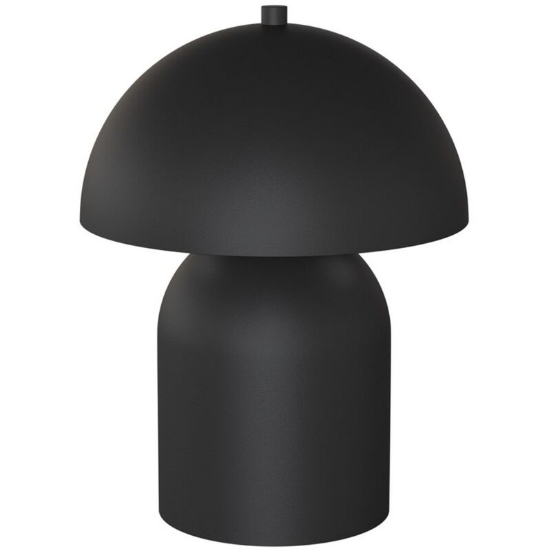 foto del prodotto lampada da tavolo mush, metallo, nero, 18x24x18 cm