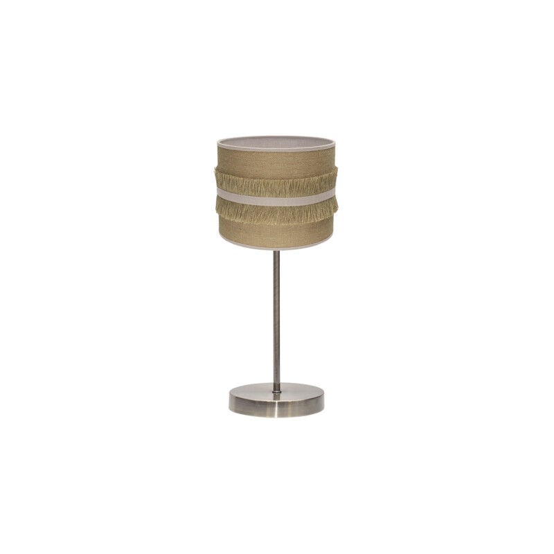 foto del prodotto lampada da tavolo natalia 1xe14 pelle sacco beige 43x17x17 cm