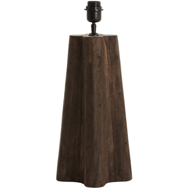 foto del prodotto lampada da tavolo navelli grigio legno light living
