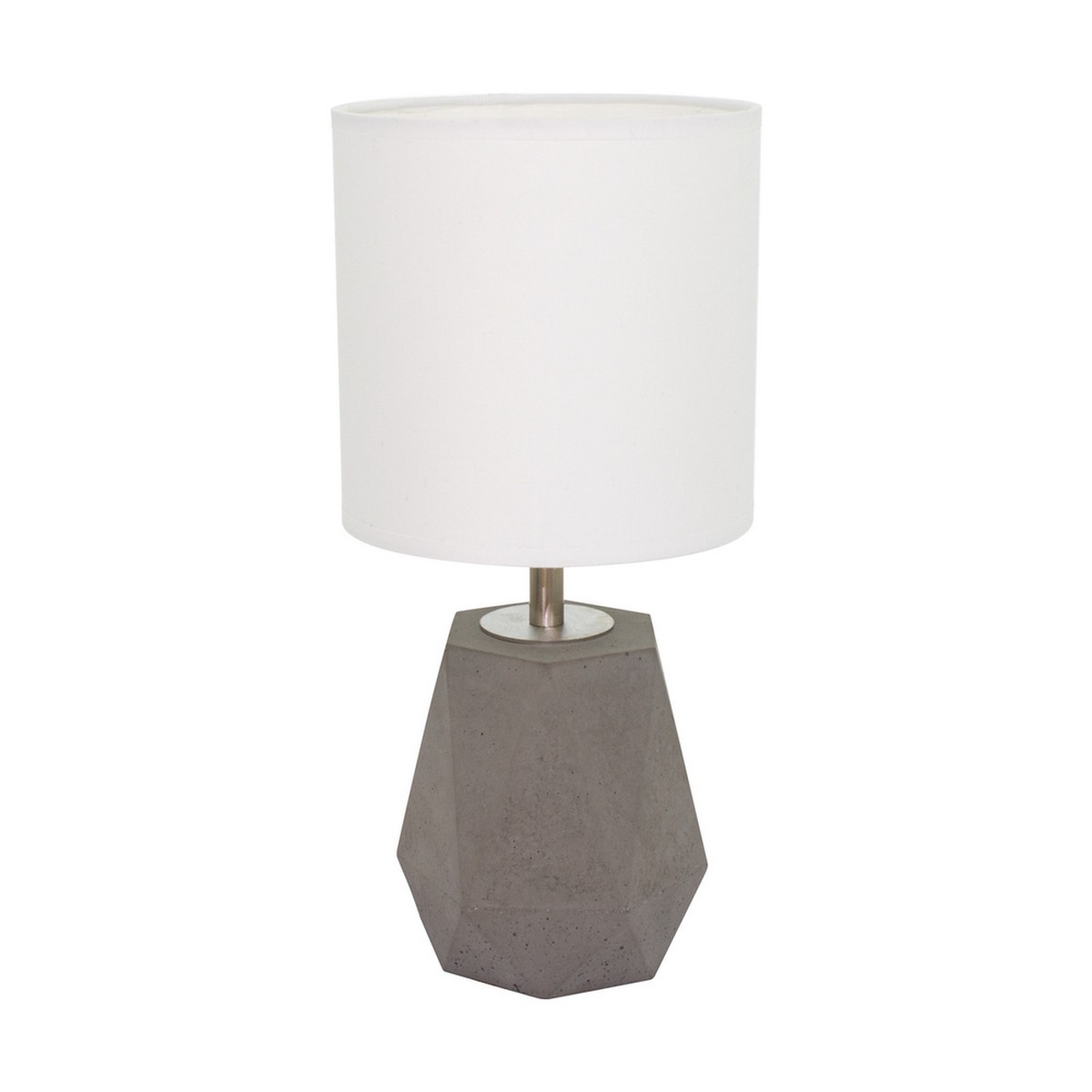 foto del prodotto lampada da tavolo ner, grigio, cemento, 17x17x33 cm, epikasa