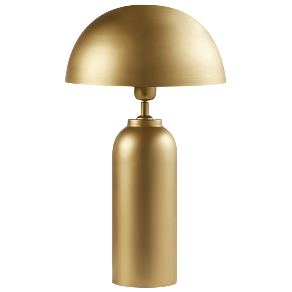 foto del prodotto lampada da tavolo ottone ferro metallo base 55 cm singola luce design moderno accessori casa soggiorno