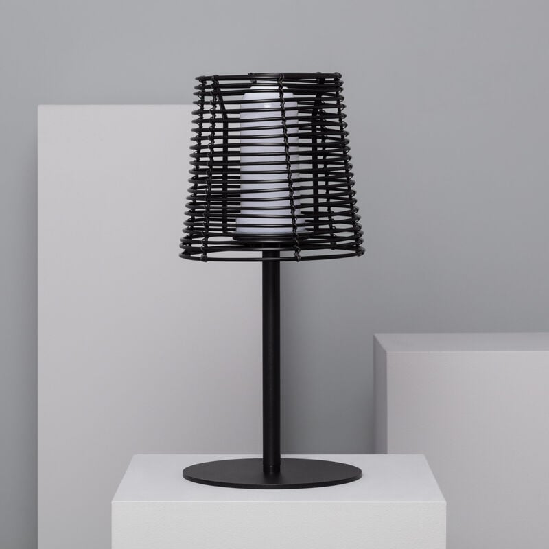 foto del prodotto lampada da tavolo per esterni asha nero