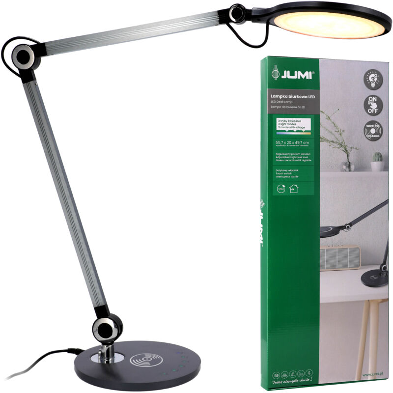 foto del prodotto lampada da tavolo per scuola, lampada da tavolo a led, tre colori, per lavoro