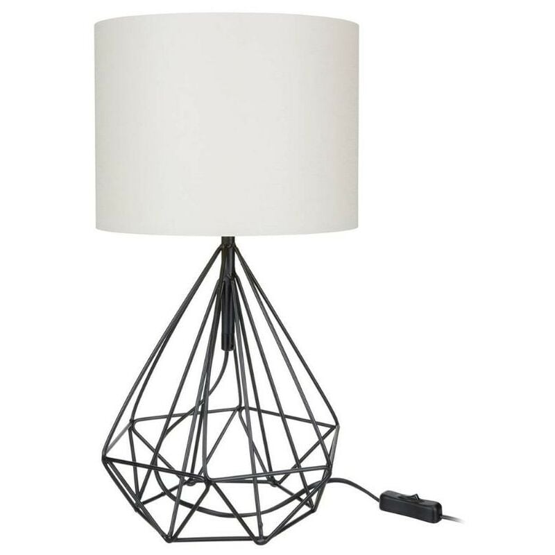 foto del prodotto lampada da tavolo per ufficio scrivania colore nero bianco