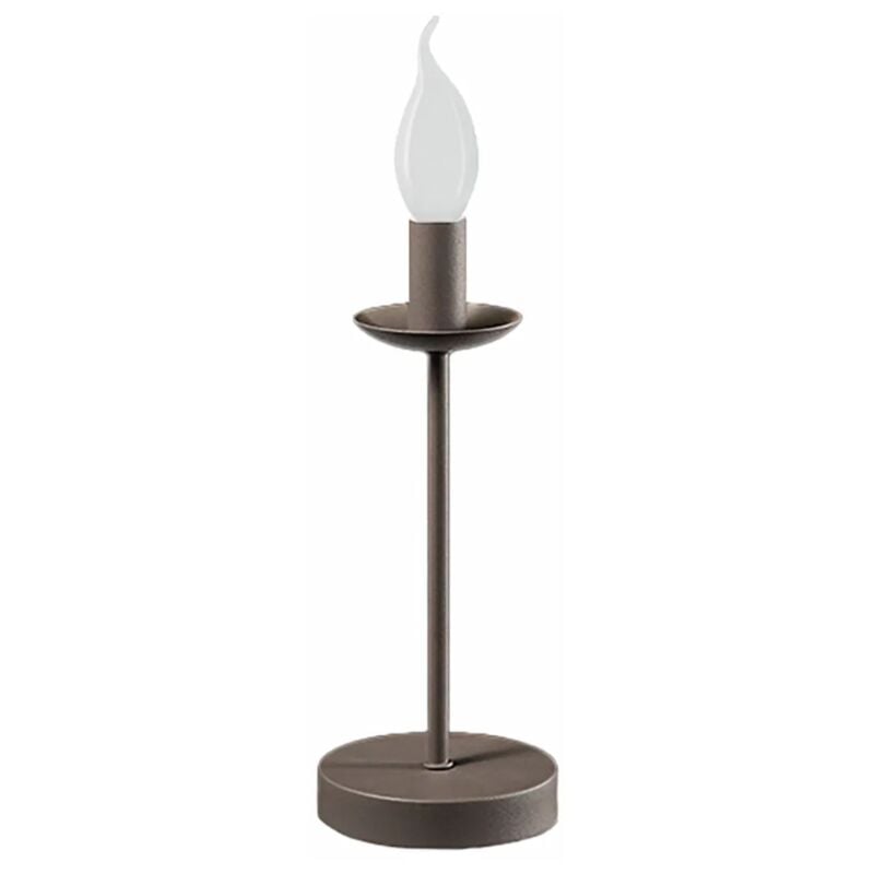 foto del prodotto lampada da tavolo perenz ducale 1xe14 max 40w tortora 6268to