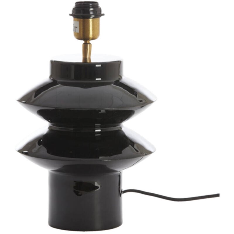 foto del prodotto lampada da tavolo petch nero metallo light living