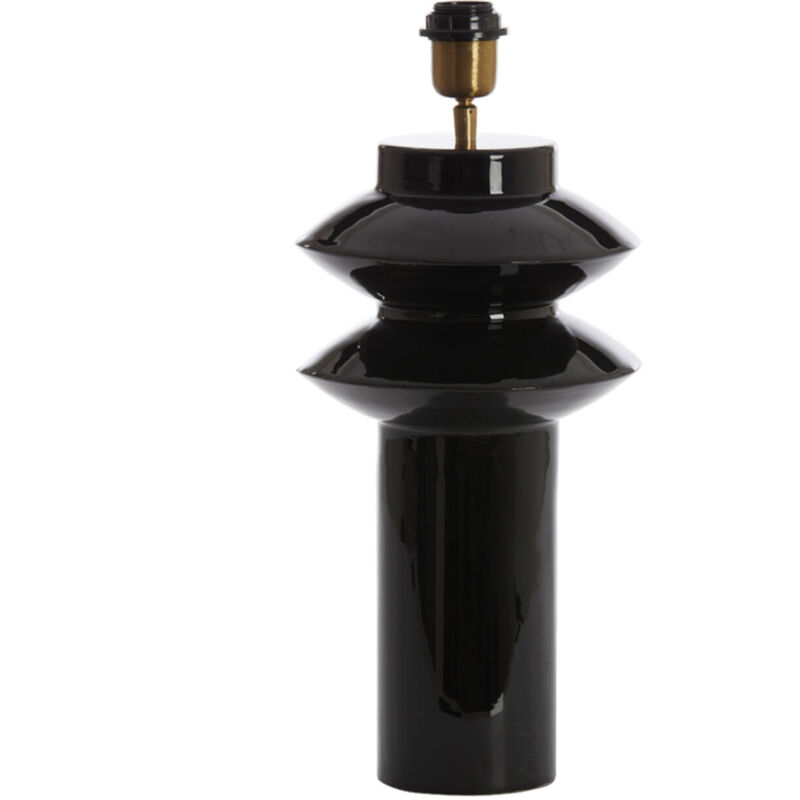 foto del prodotto lampada da tavolo petch nero metallo light living