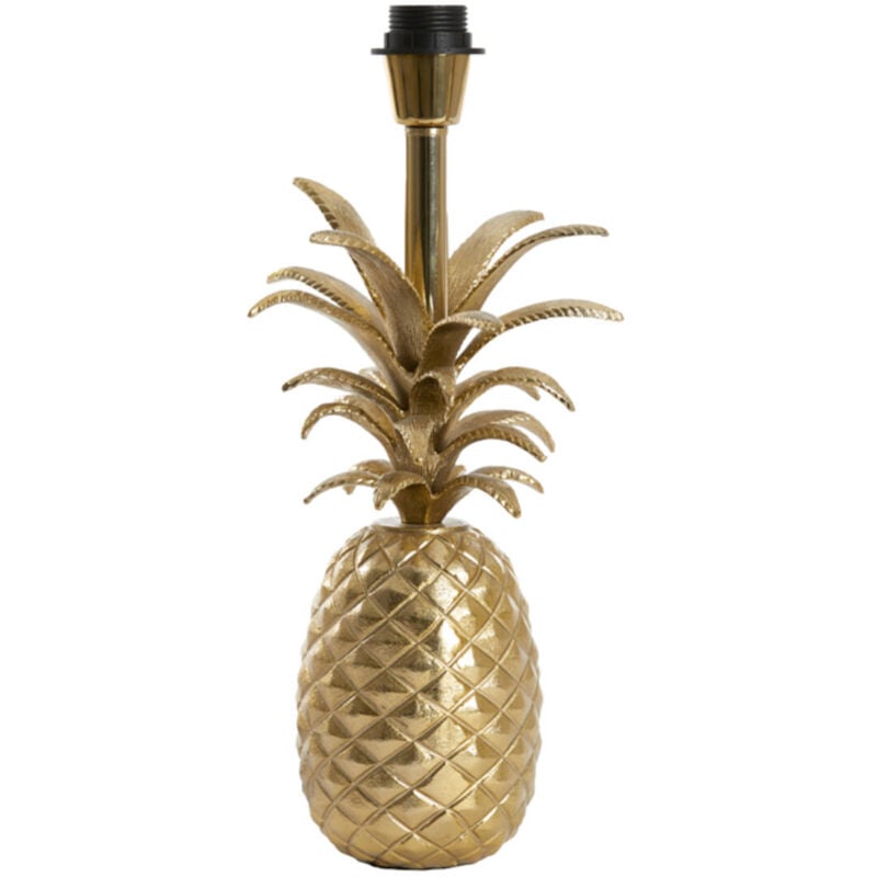 foto del prodotto lampada da tavolo pineapple oro metallo light living