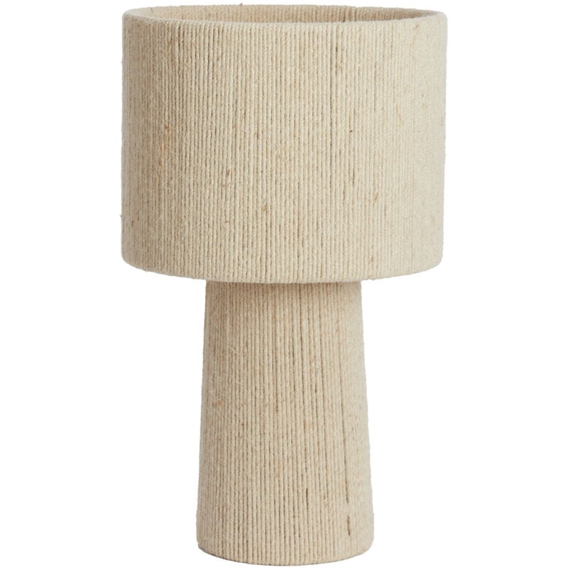 foto del prodotto lampada da tavolo pitino beige juta e27 light living