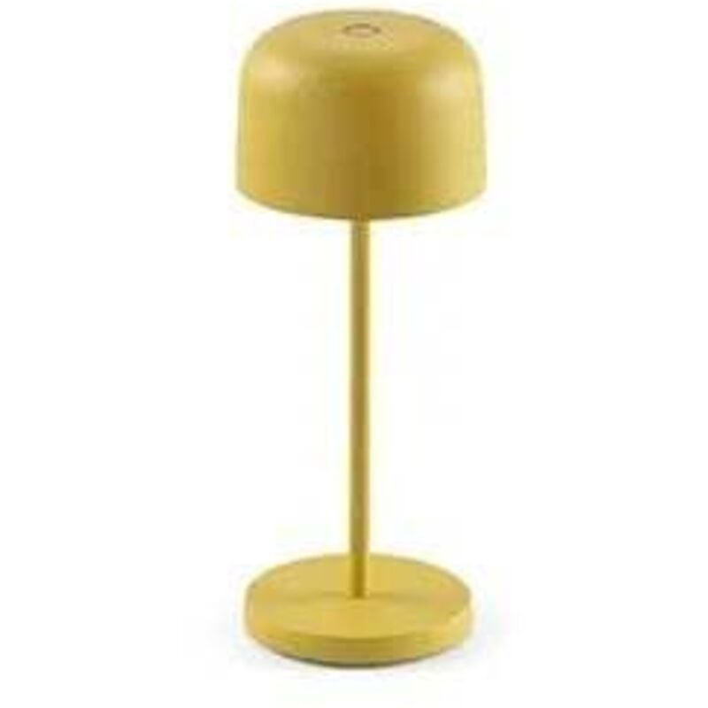 foto del prodotto lampada da tavolo portatile mavis gialla 2w touch ip54 71922