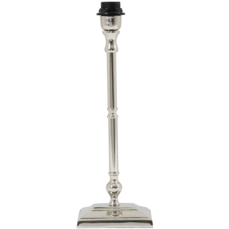 foto del prodotto lampada da tavolo purna argento metallo light living