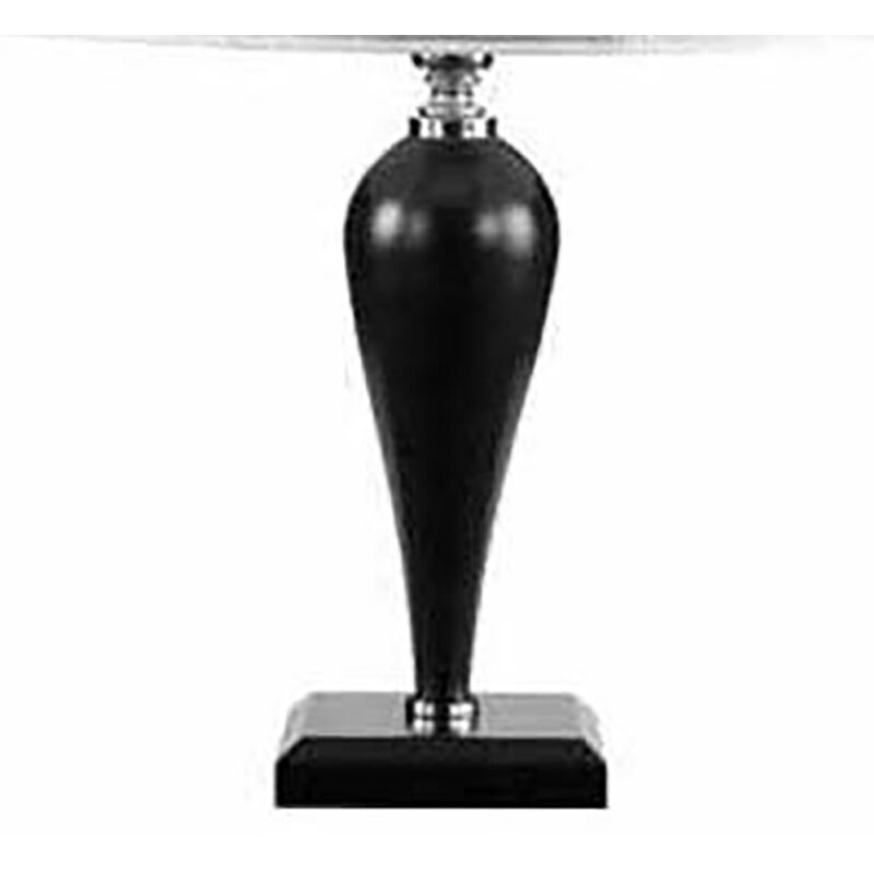 foto del prodotto lampada da tavolo ravel 32x46 cm in vetro lavorato a mano nero