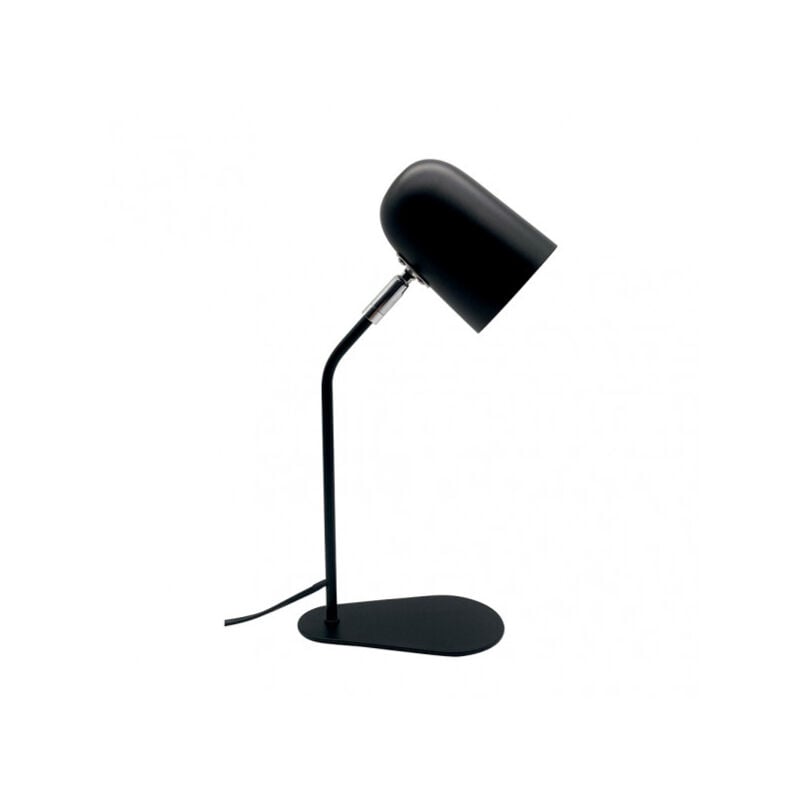 foto del prodotto lampada da tavolo regolabile e orientabile didac 1xe14 nero 40x10x20 cm