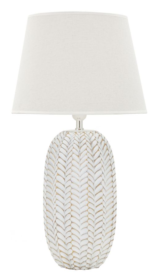 foto del prodotto lampada da tavolo resina leaf cm 35x65