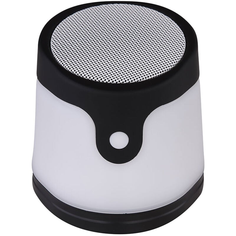 foto del prodotto lampada da tavolo rgb con altoparlante bluetooth lampada da tavolo da terrazza rgb cambia colore, plastica, ip44, cavo usb, 3 led 3x 0,06 watt, pxa