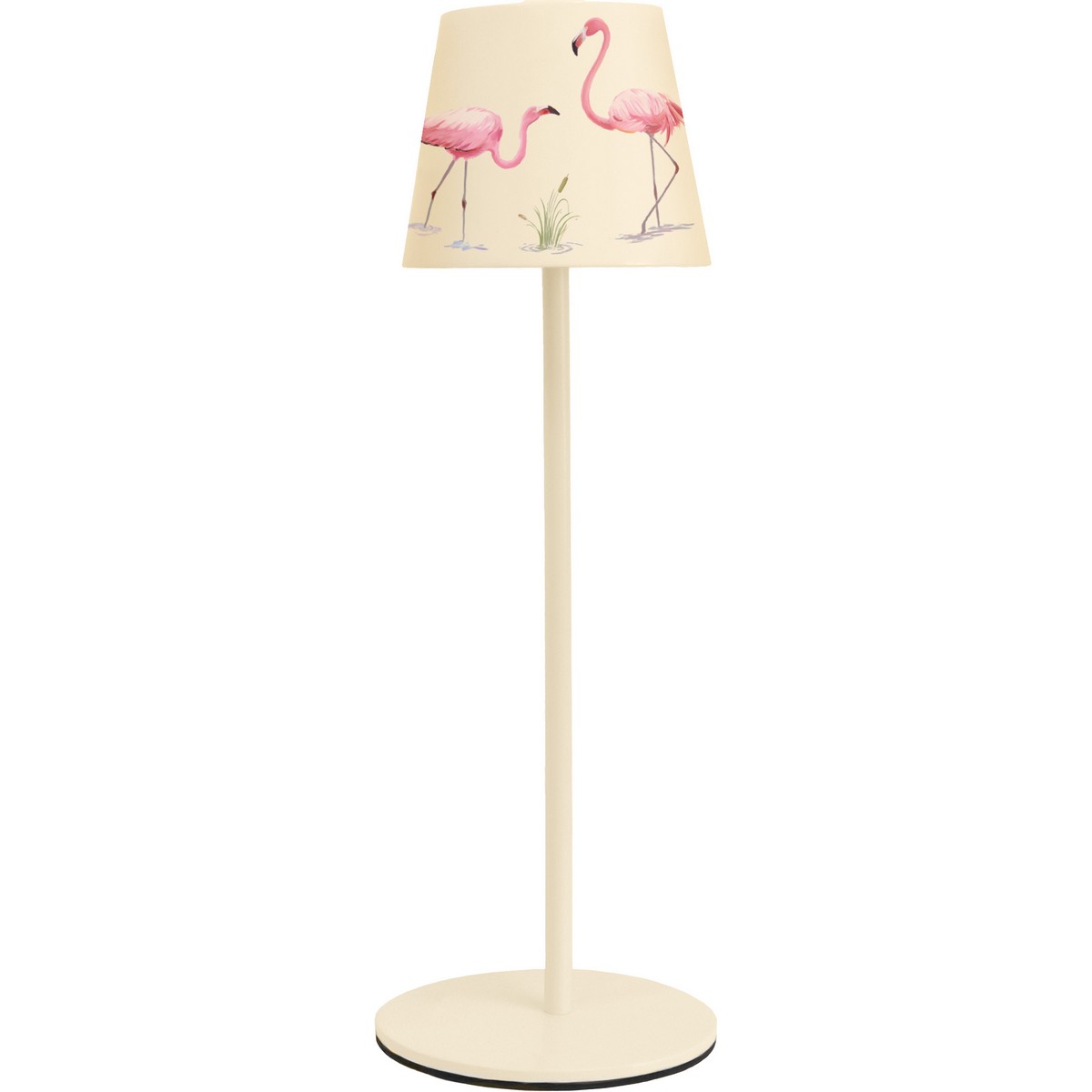 foto del prodotto lampada da tavolo ricaricabile alea dulac, beige, metallo, 12x12x37 cm, majestic