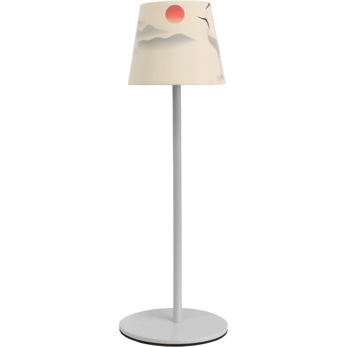 foto del prodotto lampada da tavolo ricaricabile alea dulac, beige, metallo, 12x12x37 cm, majestic