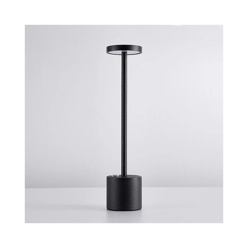 foto del prodotto lampada da tavolo ricaricabile impermeabile in lega di alluminio a led lampada da tavolo in metallo dimmerabile touch bar lampada da campeggio da