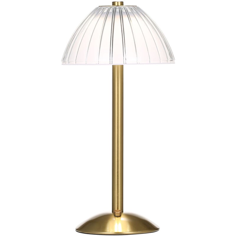foto del prodotto lampada da tavolo ricaricabile usb, lampada da comodino a led, lampada da lettura, con controllo touch dimmerabile, 3 colori chiari