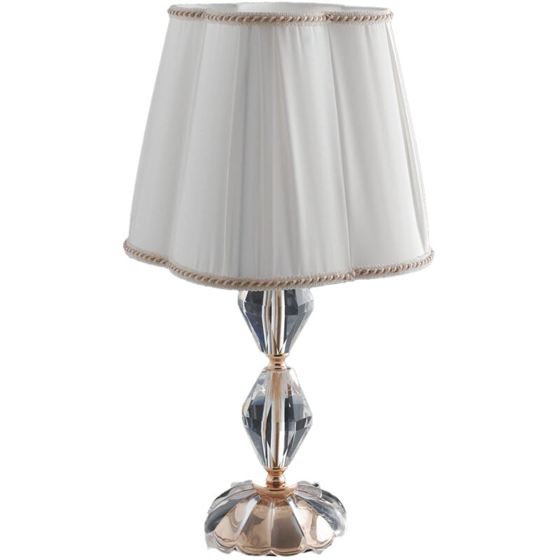 foto del prodotto lampada da tavolo riflesso oro in cristallo 1xe14 47x25x25cm. oro