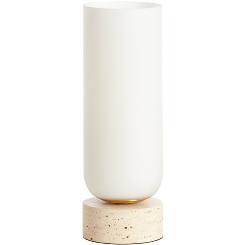 foto del prodotto lampada da tavolo - rylano - naturale - vetro - - light&amp;living