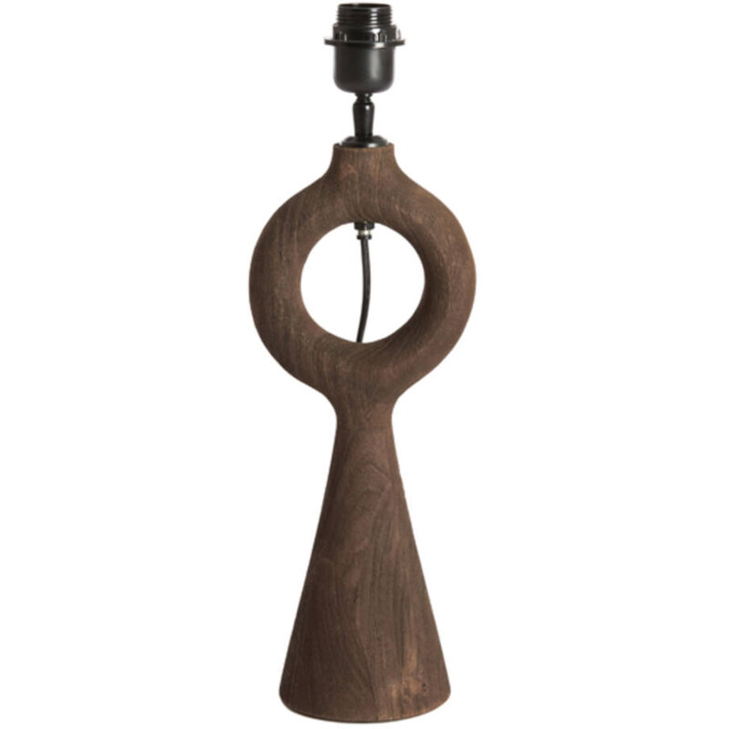 foto del prodotto lampada da tavolo sabuli marrone legno light living