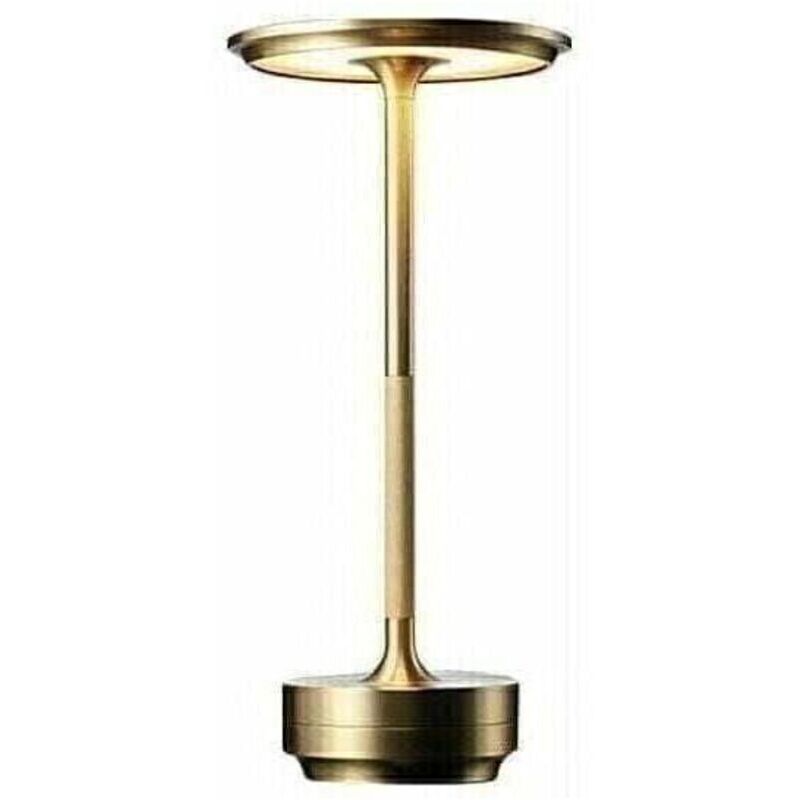 foto del prodotto lampada da tavolo senza fili lablanc lampada da comodino portatile, ricaricabile, con batteria controllo touch, dimmerabile per cena sala da