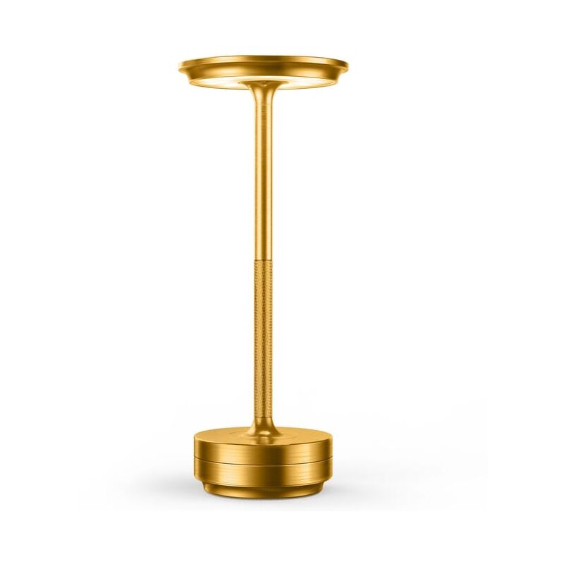 foto del prodotto lampada da tavolo senza fili, mini lampada da comodino ricaricabile tramite usb, 2600 mah, led, 3 livelli di luminosit , lampade senza fili