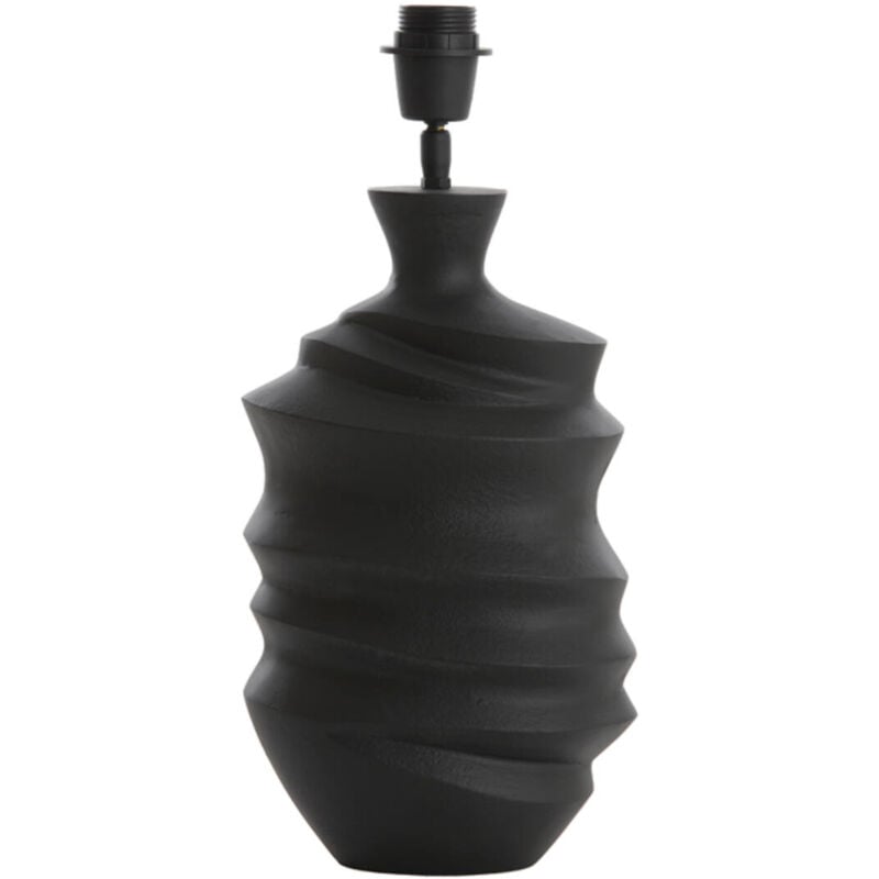 foto del prodotto lampada da tavolo sharon nero metallo light living