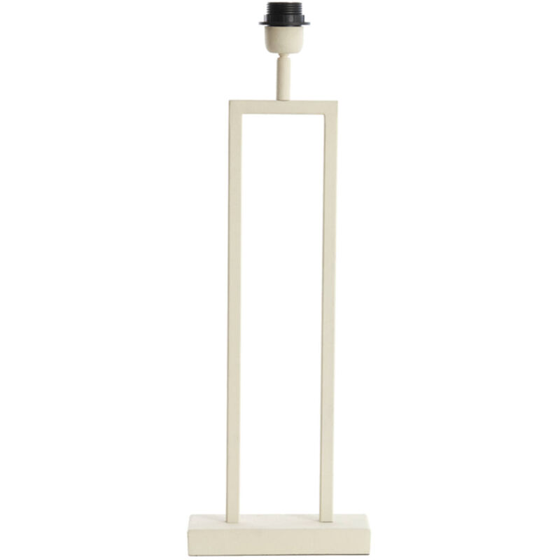 foto del prodotto lampada da tavolo shiva beige metallo light living