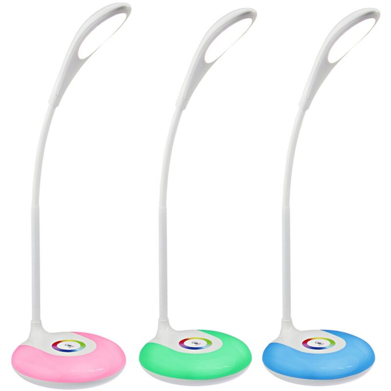 foto del prodotto lampada da tavolo smart lilli, plastica, bianco, 12,7x12,7x27,5 cm