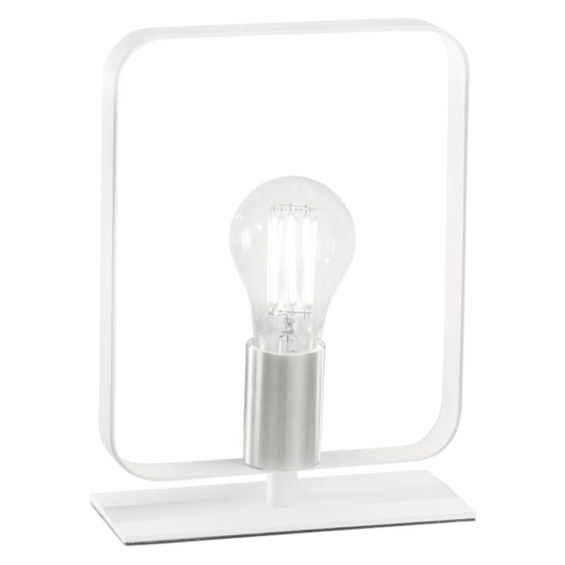 foto del prodotto lampada da tavolo smith in metallo bianco
