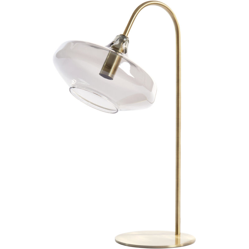 foto del prodotto lampada da tavolo solna bronzo vetro light living