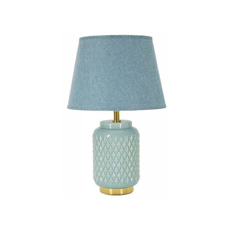 foto del prodotto lampada da tavolo square celeste cm 28x44