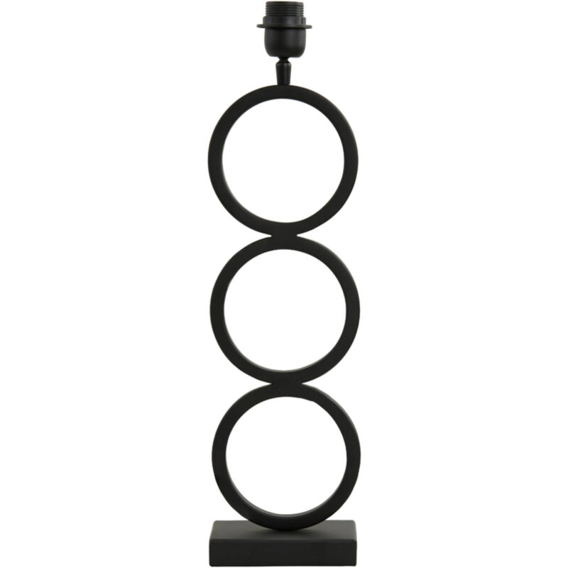 foto del prodotto lampada da tavolo stelios nero metallo light living