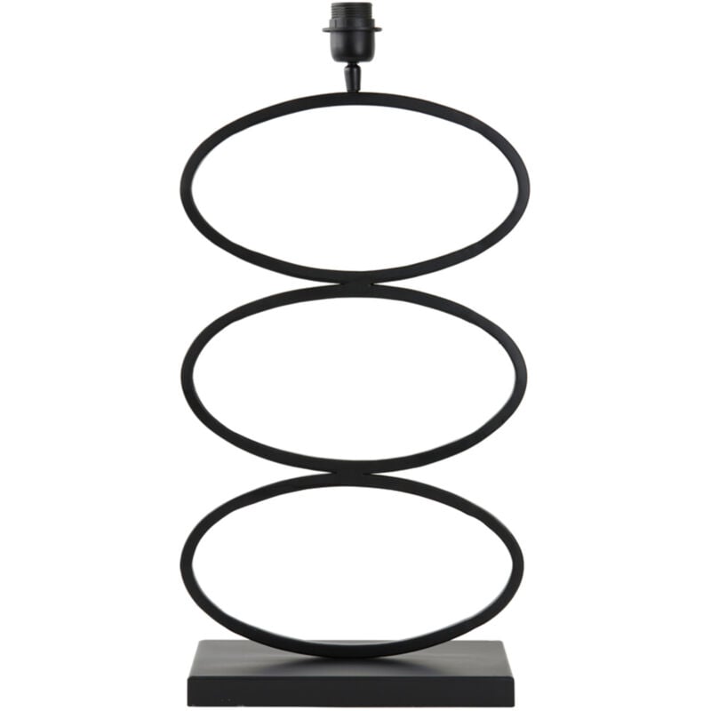 foto del prodotto lampada da tavolo stelius nero metallo light living