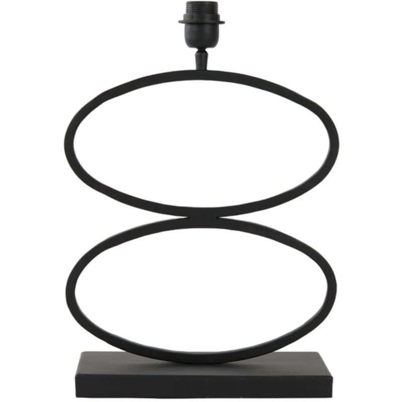 foto del prodotto lampada da tavolo stelius nero metallo light living