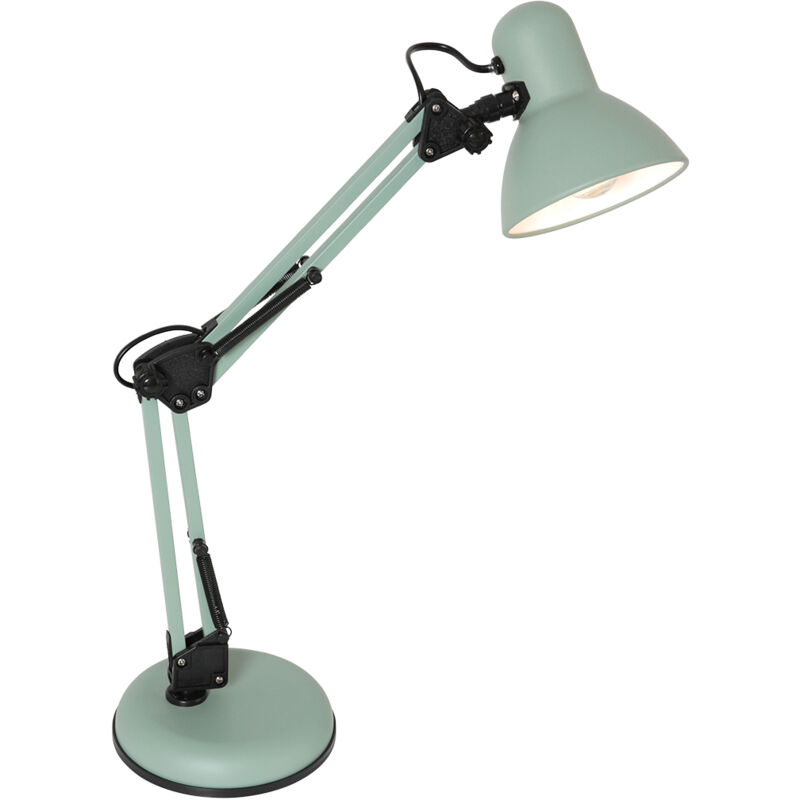 foto del prodotto lampada da tavolo study verde metallo 15cm mexlite
