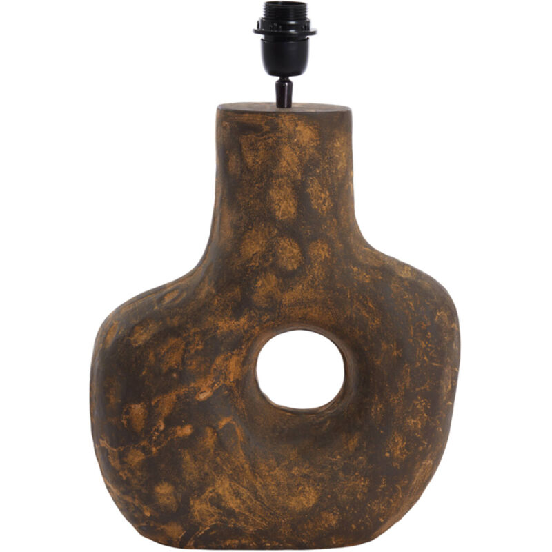 foto del prodotto lampada da tavolo tarugi marrone metallo light living