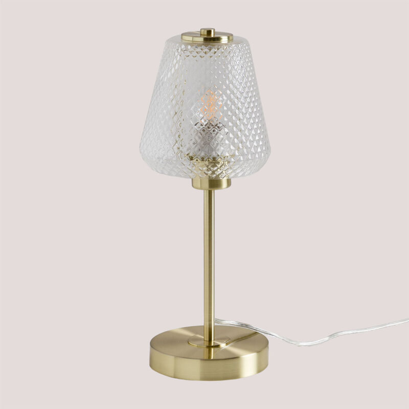foto del prodotto lampada da tavolo taylor in ferro e vetro sklum