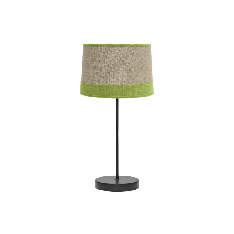 foto del prodotto lampada da tavolo tietar con dettagli verdi fabrilamp