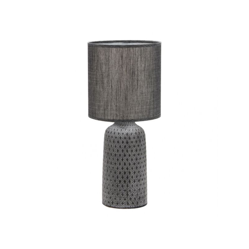 foto del prodotto lampada da tavolo tilapia 1xe27 grigio 45x20x20x20 cm