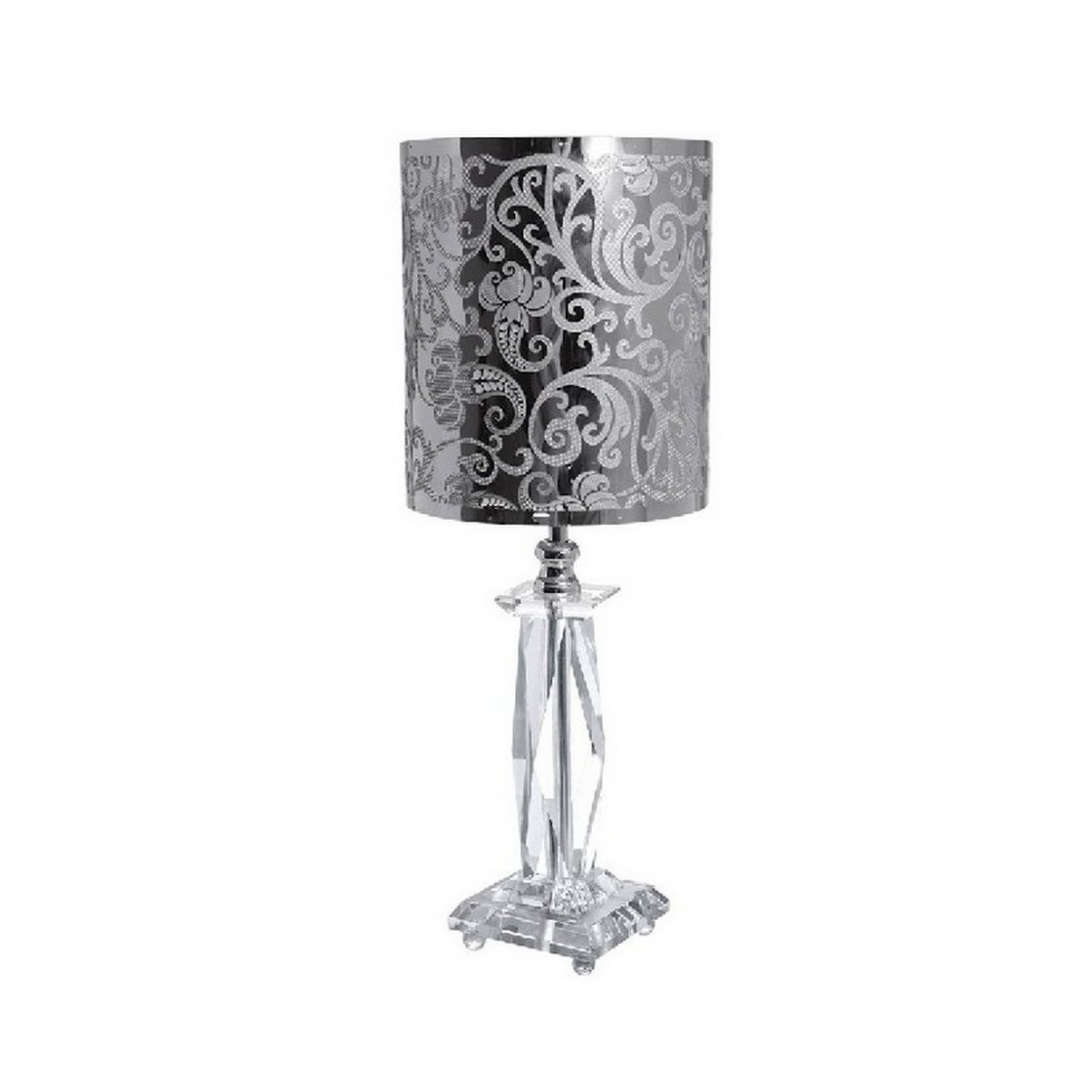 foto del prodotto lampada da tavolo toro, argento, metallo, 14x8x12 cm, epikasa