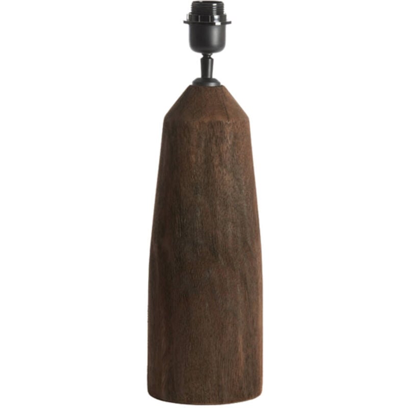 foto del prodotto lampada da tavolo trapani marrone legno light living