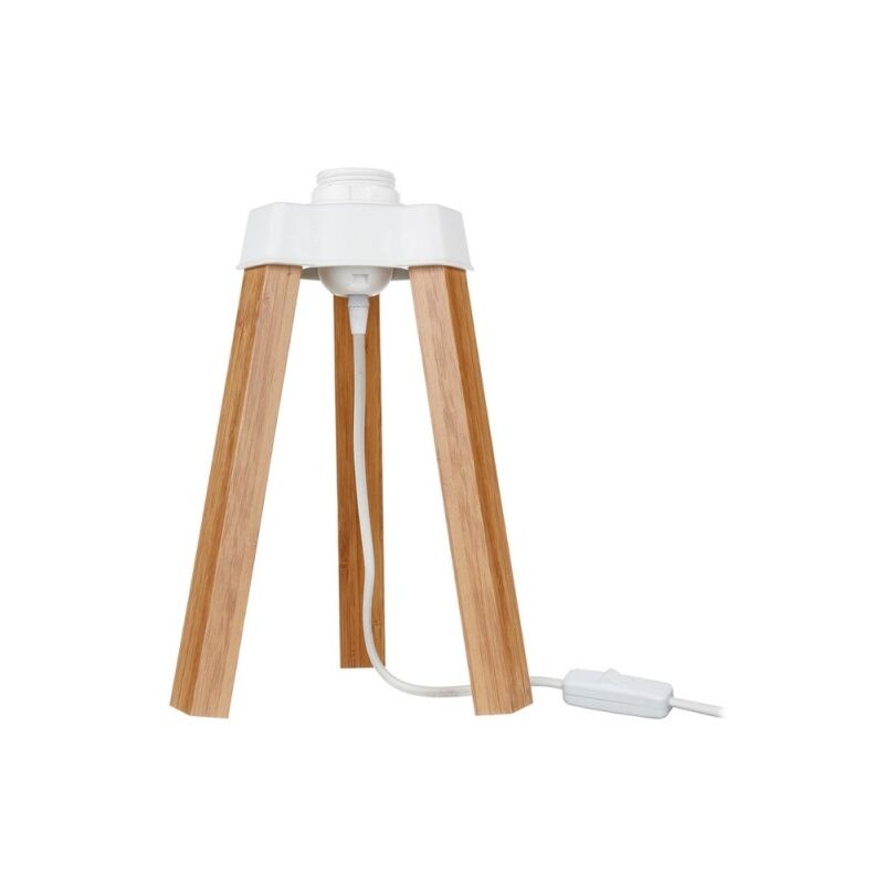 foto del prodotto lampada da tavolo treppiede legno color rovere piko mdl4767
