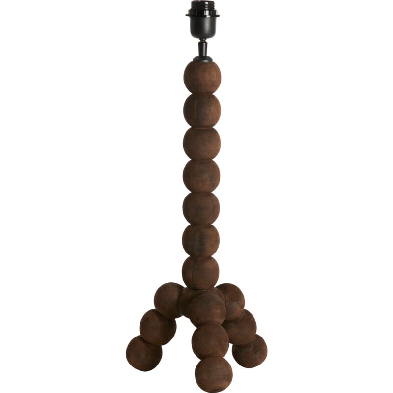 foto del prodotto lampada da tavolo veglio marrone legno light living