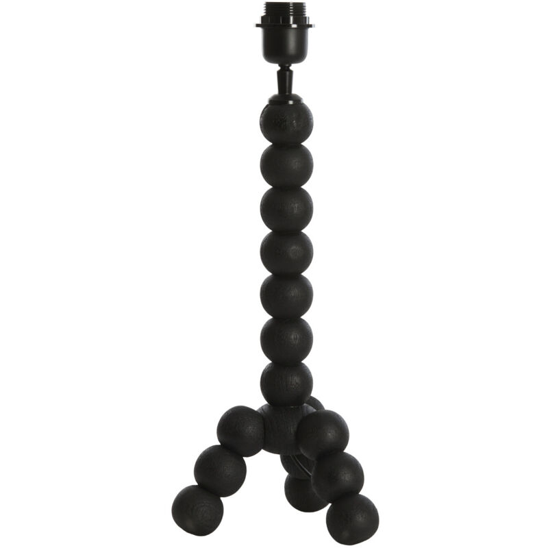 foto del prodotto lampada da tavolo veglio nero legno light living