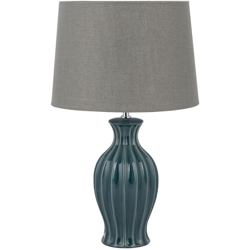 foto del prodotto lampada da tavolo verde scuro 59cm samina