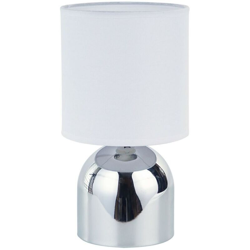 foto del prodotto lampada da tavolo versa argentato metallo 14 x 25 x 14 cm