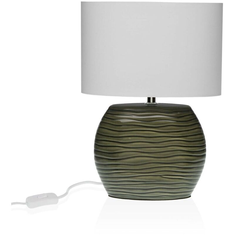 foto del prodotto lampada da tavolo versa grigio ceramica 13 x 33 x 25 cm